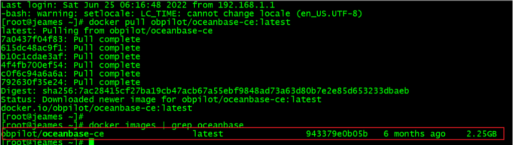 Docker安裝部署分布式數(shù)據(jù)庫 OceanBase的詳細過程